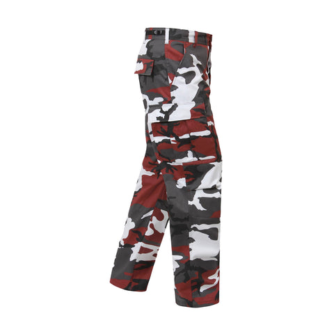 Rothco 21267 Color Camo Tactical BDU Pants Color : Red Camo,Size : 4XL  (51-55 Waist)